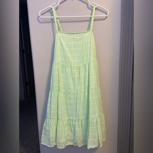 Lime green dress